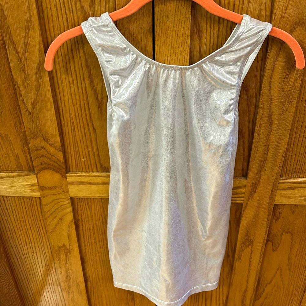 Brand new dance/show silver top - adult medium